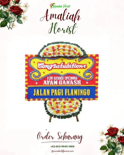 Bunga Papan Congratulation di Buha